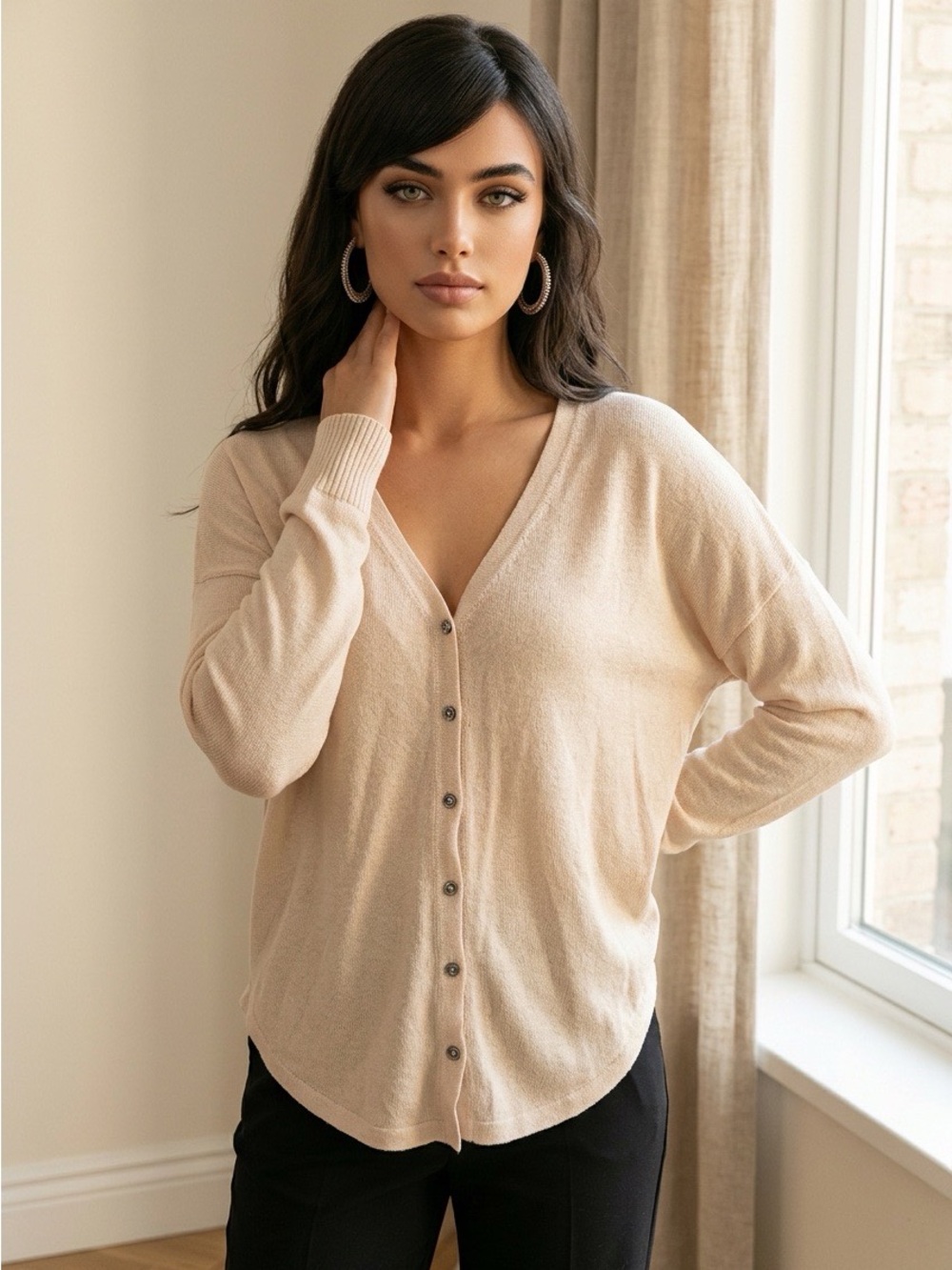 Women’s Abercrombie & Fitch Button-Front Cardigan Size XS EUC